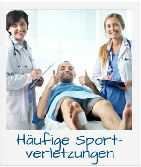 Häufige Sportverletzungen